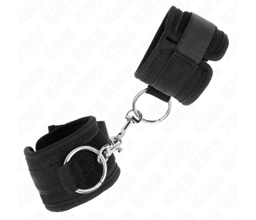 KINK - WRIST RESTRAINTS BLACK ADJUSTABLE 18-35 CM X 6 CM