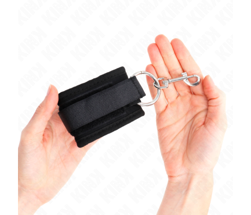 KINK - WRIST RESTRAINTS BLACK ADJUSTABLE 18-35 CM X 6 CM