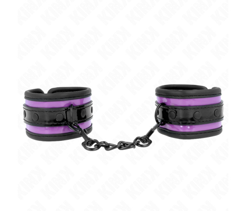 KINK - MUÑEQUERAS NEOPRENO LILA AJUSTABLE 21-28 CM X 5 CM