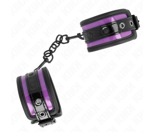KINK - MUÑEQUERAS NEOPRENO LILA AJUSTABLE 21-28 CM X 5 CM