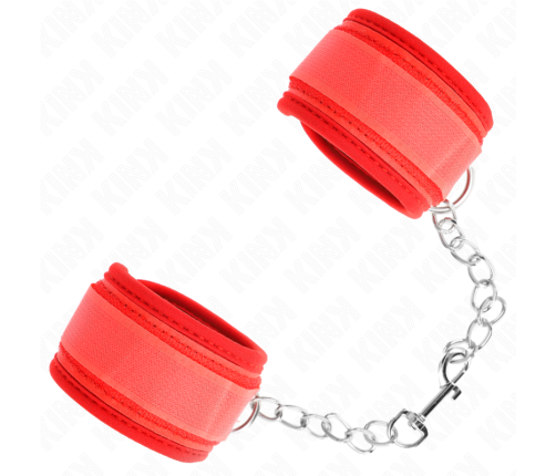 KINK - NEOPRENE WRIST RESTRAINTS RED 42 X 5 CM