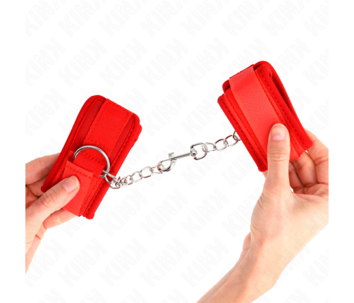 KINK - NEOPRENE WRIST RESTRAINTS RED 42 X 5 CM