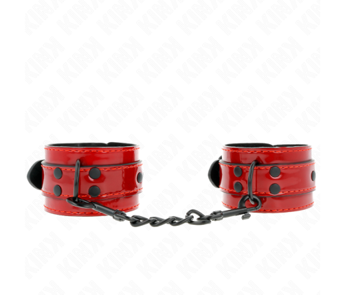 KINK - DARK RED WRIST CUFFS 23 X 5 CM