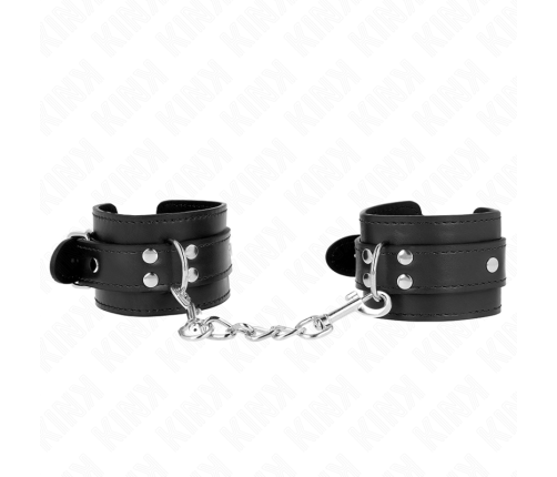 KINK - SIMPLE WRIST RESTRAINTS BLACK ADJUSTABLE 20-23 CM X 5.5 CM
