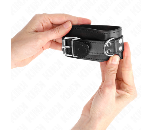 KINK - SIMPLE WRIST RESTRAINTS BLACK ADJUSTABLE 20-23 CM X 5.5 CM