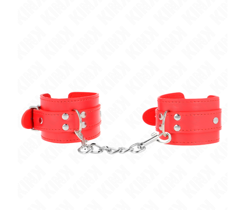 KINK - SIMPLE WRIST RESTRAINTS RED ADJUSTABLE 20-23 CM X 5.5 CM