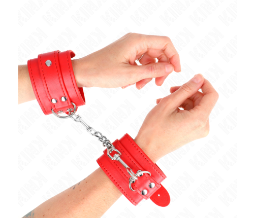 KINK - SIMPLE WRIST RESTRAINTS RED ADJUSTABLE 20-23 CM X 5.5 CM