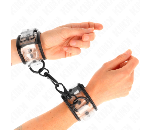 KINK - CLEAR WRIST CUFFS ADJUSTABLE 18-30 CM X 5.5 CM