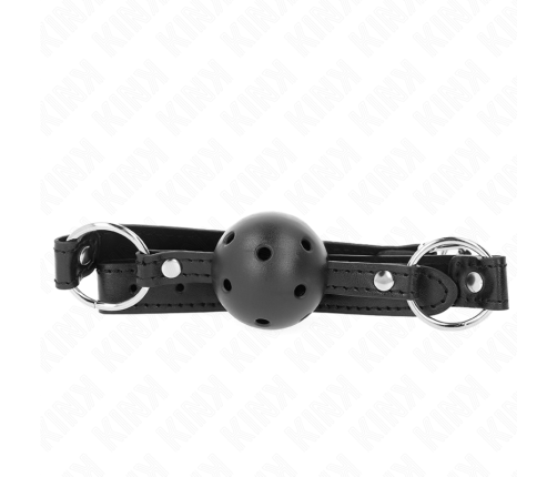 KINK - HOLLOW HARD BLACK BALL 4.5 CM GAG MODEL 1 63.5 X 2 CM