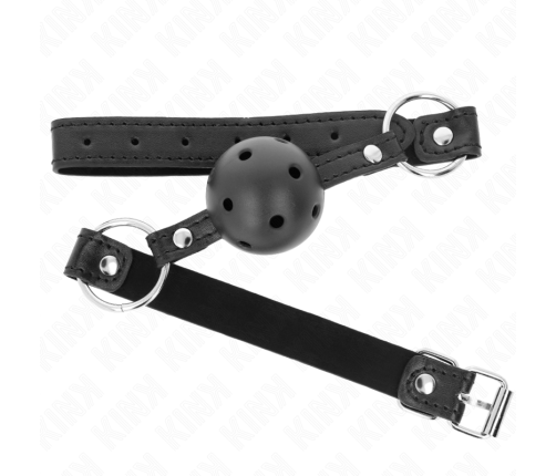 KINK - HOLLOW HARD BLACK BALL 4.5 CM GAG MODEL 1 63.5 X 2 CM