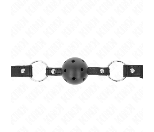 KINK - HOLLOW HARD BLACK BALL 4.5 CM GAG MODEL 1 63.5 X 2 CM