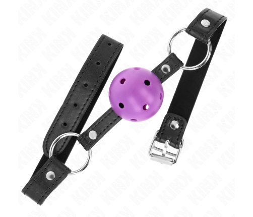 KINK - HOLLOW HARD PURPLE BALL 4.5 CM GAG 63.5 X 2 CM