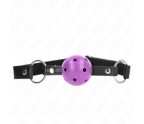 KINK - HOLLOW HARD PURPLE BALL 4.5 CM GAG 63.5 X 2 CM