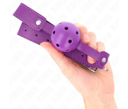 KINK - PURPLE BREATHABLE BALL 4.5 CMGAG 65 x 2.5 CM