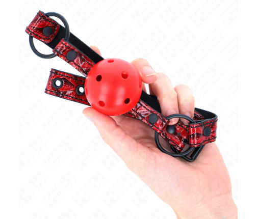 KINK - DIAMOND PATTERN BALL 4.5 CM GAG MODEL 1 64.5 CM ADJUSTABLE 42-60 CM