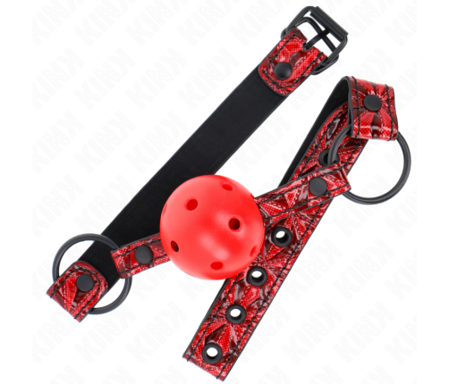 KINK - DIAMOND PATTERN BALL 4.5 CM GAG MODEL 1 64.5 CM ADJUSTABLE 42-60 CM