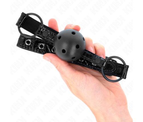 KINK - DIAMOND PATTERN BALL 4.5 CM GAG MODEL 3 64.5 CM ADJUSTABLE 42-60 CM