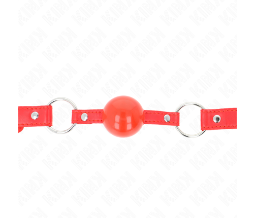 KINK - TPE BALL 4 CM GAG WITH ROJO LOCK 60 x 2 CM