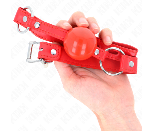 KINK - TPE BALL 4 CM GAG WITH ROJO LOCK 60 x 2 CM