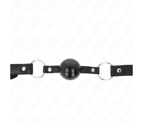 KINK - BLACK TPE BALL 4 CM GAG 60 x 2 CM