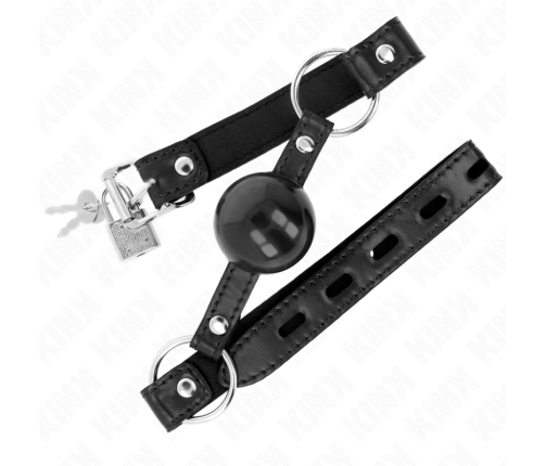 KINK - BLACK TPE BALL 4 CM GAG 60 x 2 CM