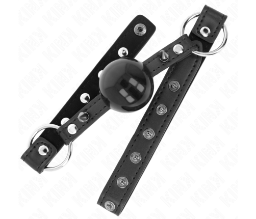 KINK - BALL 4 CM GAG WITH TIP RIVET AND SNAP LOCK 65 x 2 CM