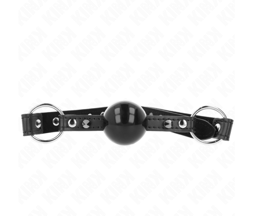 KINK - BALL 4 CM GAG WITH TIP RIVET AND SNAP LOCK 65 x 2 CM