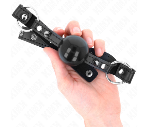 KINK - BALL 4 CM GAG WITH TIP RIVET AND SNAP LOCK 65 x 2 CM
