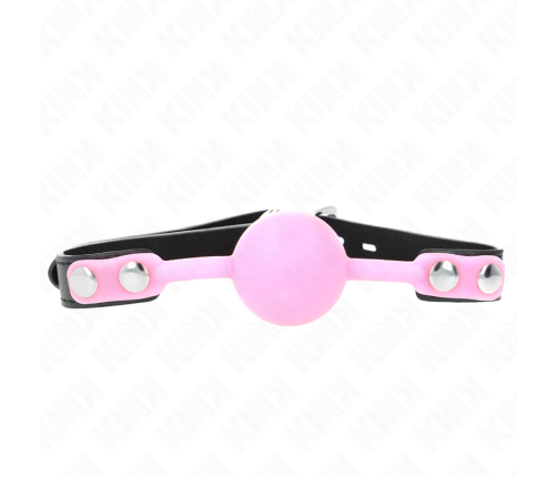KINK - LUMINOUS SILICONE BALL 4 CM GAG 60 x 2 CM