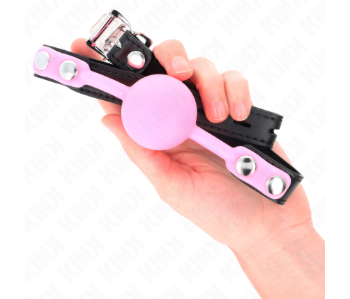 KINK - LUMINOUS SILICONE BALL 4 CM GAG 60 x 2 CM