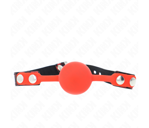 KINK - MODEL 2 SILICONE BALL 4 CM GAG WITH LOCK 60 x 2 CM