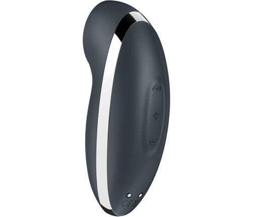 SATISFYER - TAP & CLIMAX 2 VIBRATOR & STIMULATOR GREY