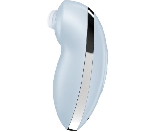 SATISFYER - TAP & CLIMAX 2 VIBRATOR & STIMULATOR BLUE