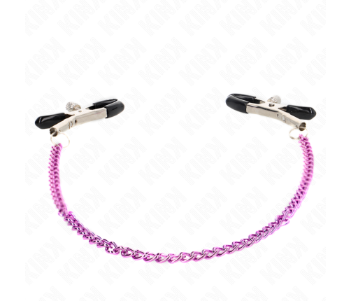 KINK - CHAIN NIPPLE CLAMPS PURPLE 30 CM