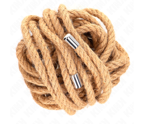 KINK - HEMP ROPE WITH METAL HEAD 5 METER