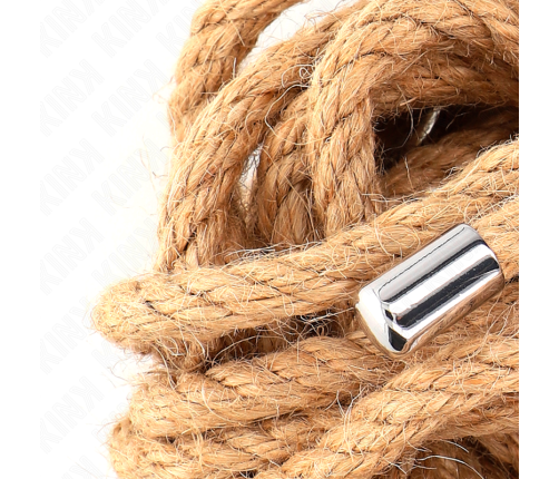 KINK - HEMP ROPE WITH METAL HEAD 5 METER