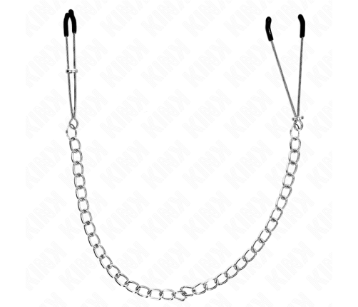 KINK - THIN NIPPLE CLAMPS WITH THICK CHAIN 30 CM
