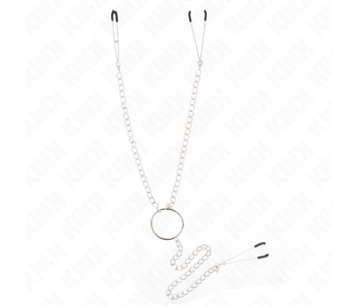 KINK - TRIPLE NIPPLE AND CLIT CLAMPS WITH CHAIN MODEL 1
