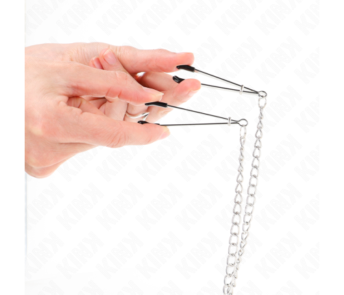 KINK - TRIPLE NIPPLE AND CLIT CLAMPS WITH CHAIN MODEL 1