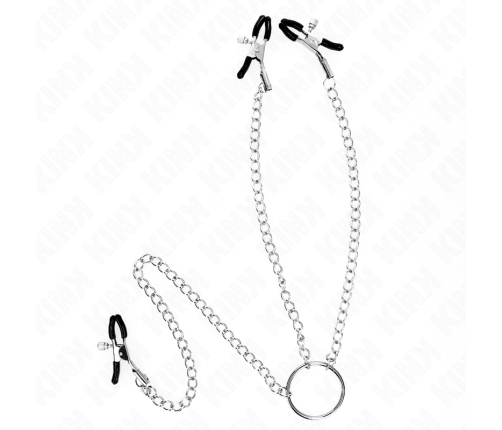 KINK - TRIPLE NIPPLE AND CLIT CLAMPS WITH CHAIN MODEL 0