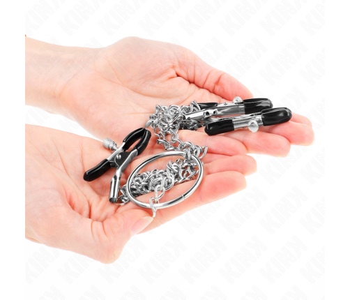 KINK - TRIPLE NIPPLE AND CLIT CLAMPS WITH CHAIN MODEL 0