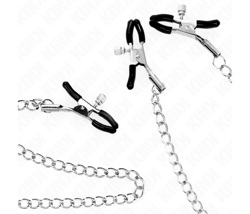 KINK - TRIPLE NIPPLE AND CLIT CLAMPS WITH CHAIN MODEL 0