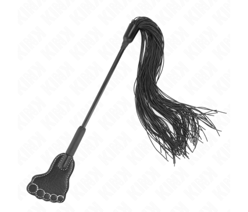 KINK - FOOT SHAPED PADDLE WITH TASSEL WHIP 31 CM