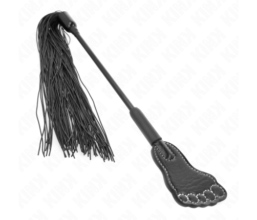 KINK - FOOT SHAPED PADDLE WITH TASSEL WHIP 31 CM