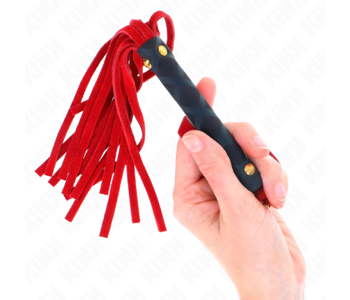 KINK - RED SUEDE MINI WHIP 30 CM