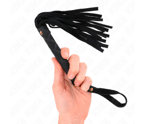 KINK - BLACK SUEDE MINI WHIP 30 CM