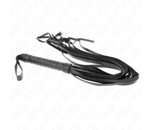 KINK - NEGRO SHORT HANDLE LONG TAIL WHIP 70 CM