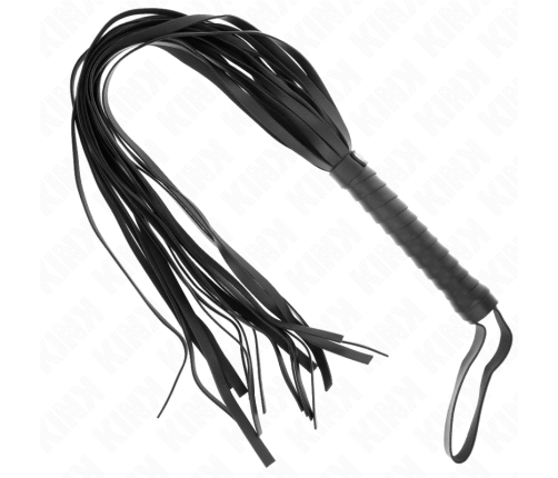 KINK - NEGRO SHORT HANDLE LONG TAIL WHIP 70 CM