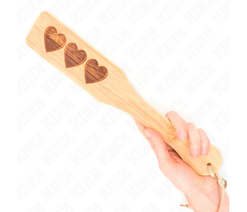 KINK - BAMBOO PALLET HEART DESIGN 32 X 5.5 CM