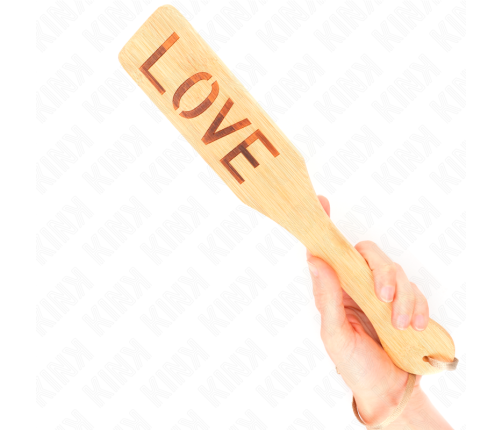 KINK - BAMBOO PALETTE WORD LOVE 32 X 5.5 CM